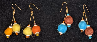 felt earrings