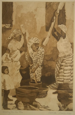pounding fou fou: 9 x 12