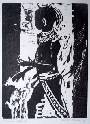 turkana girl: 6 x 8
